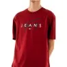 Tommy Jeans T-Shirt Coupe Rgulire Bordeaux DM0DM19683XIT - TOMMY JEANS