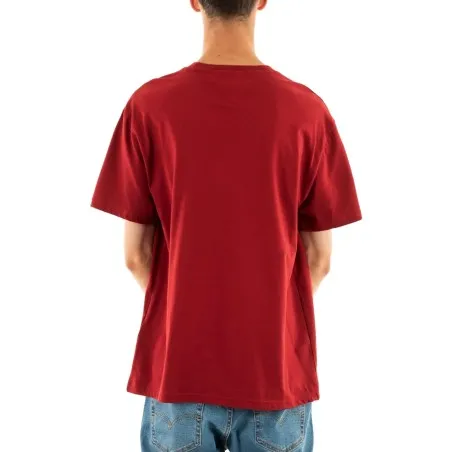 Tommy Jeans T-Shirt Coupe Rgulire Bordeaux DM0DM19683XIT - TOMMY JEANS