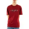 Tommy Jeans T-Shirt Coupe Rgulire Bordeaux DM0DM19683XIT - TOMMY JEANS