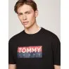 Tommy Jeans T-Shirt Dm0dm19684 Bds Noir DM0DM19684BDS - TOMMY JEANS