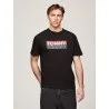 Tommy Jeans T-Shirt Dm0dm19684 Bds Noir DM0DM19684BDS - TOMMY JEANS