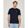 Tommy Jeans T-Shirt Lger Badge Coupe Classique Marine DM0DM19735C1G - TOMMY JEANS