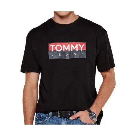 Tommy Jeans T-Shirts Tommy Hilfiger Dm0dm19684cwg Noir DM0DM19684CWG - TOMMY JEANS