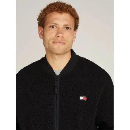 Tommy Jeans Veste Coupe Rgulire Noir DM0DM20502BDS - TOMMY JEANS