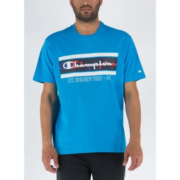 T-Shirt Champion Bleu Clair 217278BS107 - CHAMPION