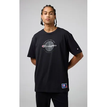 T-Shirt Col Rond Modern Basket Noir 219794KK001 - CHAMPION
