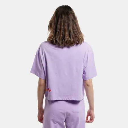 T-Shirt Court Col Rond Champion Pour Femme Violet 116113VS022 - CHAMPION