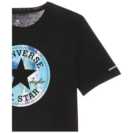 T-Shirt Droit Converse Pour Garon Noir 9CC336023 - CONVERSE