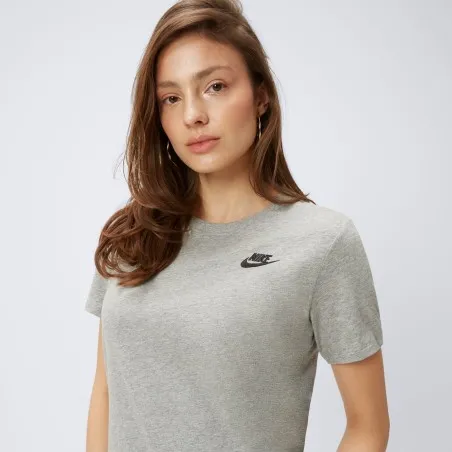 T-Shirt Nike W Nsw Club Ss Gris DX7902063 - NIKE