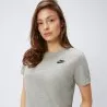 T-Shirt Nike W Nsw Club Ss Gris DX7902063 - NIKE