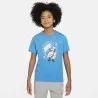 T-Shirt Pour Enfants Nike Bleu Photo Clair FN9614435 - NIKE
