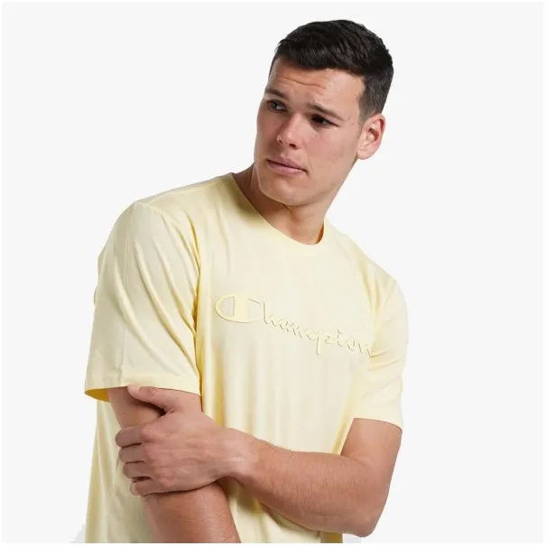 T-Shirt Ras Du Cou Champion Jaune Clair 217146YS105 - CHAMPION