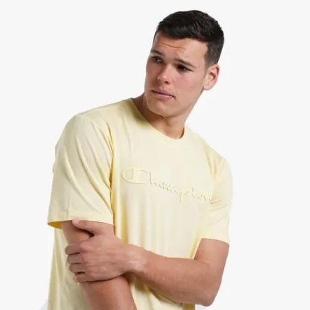 T-Shirt Ras Du Cou Champion Jaune Clair 217146YS105 - CHAMPION