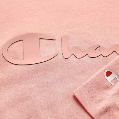 T-Shirt Ras Du Cou Champion Rose 217146PS164 - CHAMPION