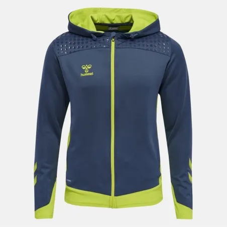 VESTE Homme Hmllead Zip Poly - Bleu/Vert - hummel