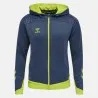 VESTE Homme Hmllead Zip Poly - Bleu/Vert - hummel