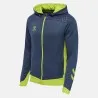 VESTE Homme Hmllead Zip Poly - Bleu/Vert - hummel