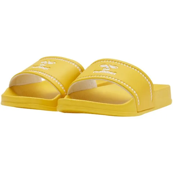 Claquette enfant Pool Slide Jr - Jaune - hummel