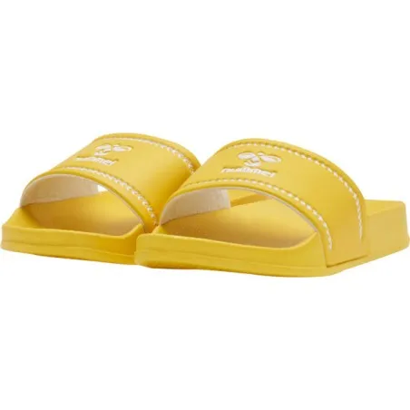 Claquette enfant Pool Slide Jr - Jaune - hummel