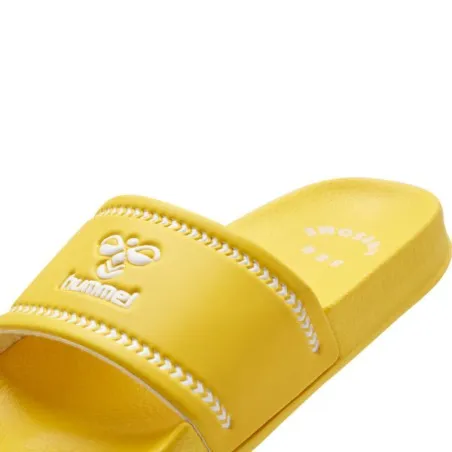 Claquette enfant Pool Slide Jr - Jaune - hummel