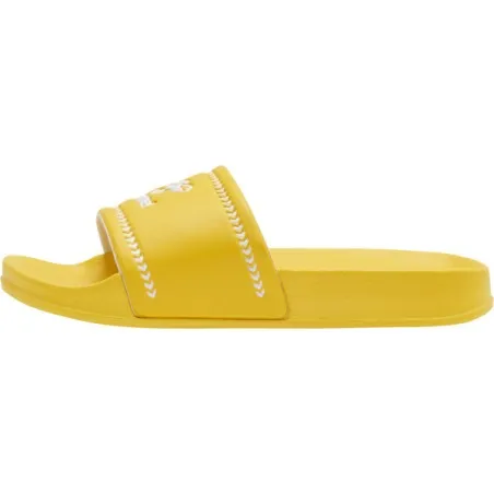 Claquette enfant Pool Slide Jr - Jaune - hummel