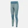 Legging femme Clea Seamless Mid - Bleu - hummel