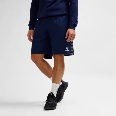 Short Hmlauthentic Woven - Bleu Marine - hummel