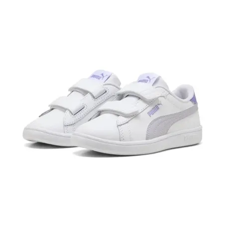 Baskets à fermeture facile en cuir Smash 3.0 Enfant - PUMA