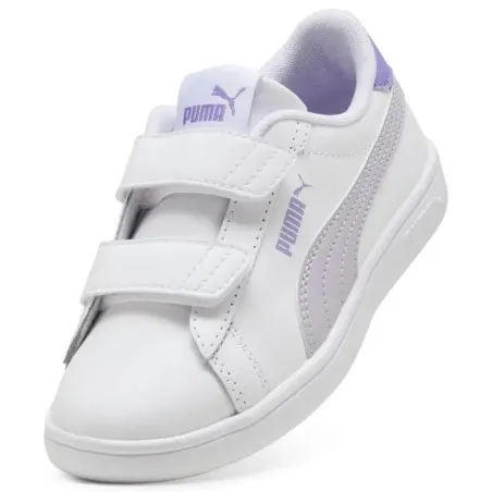 Baskets à fermeture facile en cuir Smash 3.0 Enfant - PUMA