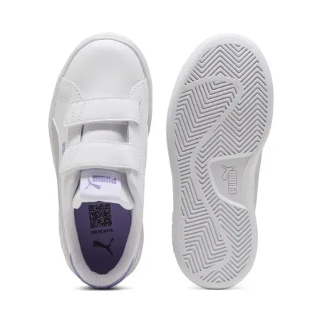 Baskets à fermeture facile en cuir Smash 3.0 Enfant - PUMA