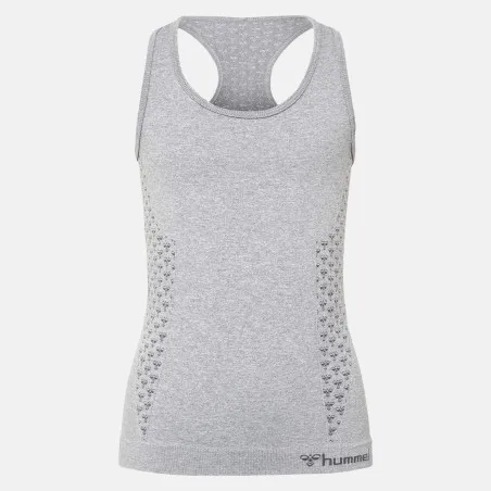 Top Femme Bee Ci Seamless - Gris - hummel