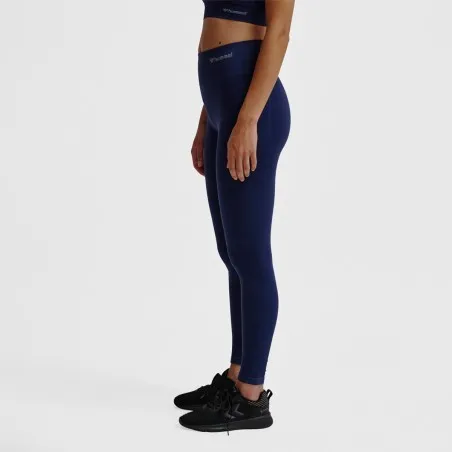 Legging Femme Hana Seamles - Bleu - hummel
