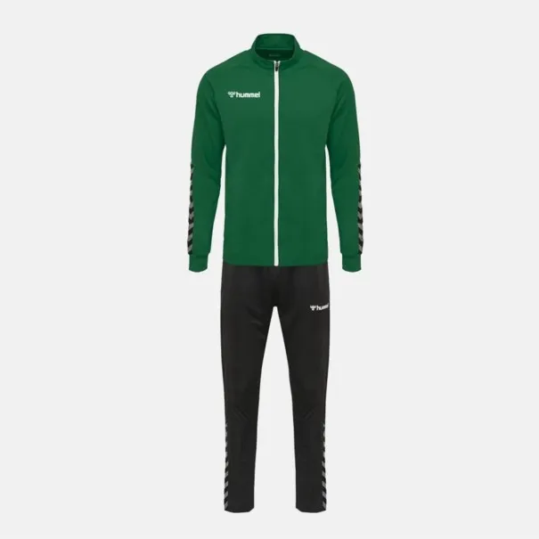 Survêtement Homme Hmlauthentic Poly Zip - Vert/Noir - hummel