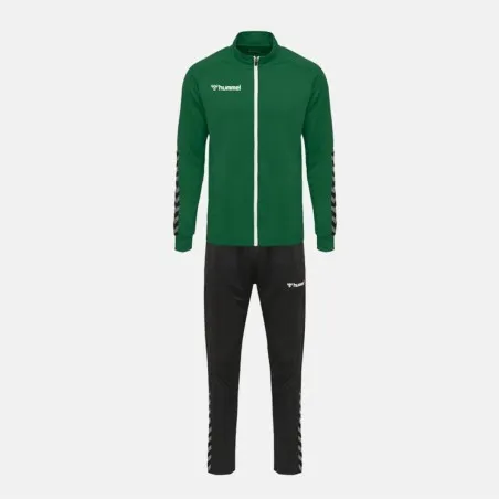 Survêtement Homme Hmlauthentic Poly Zip - Vert/Noir - hummel