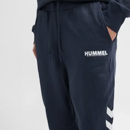 Pantalon Homme Hmllegacy Tapered - Bleu/Blanc - hummel