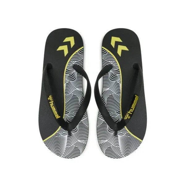 Tong Wave Block - Noir/jaune - hummel