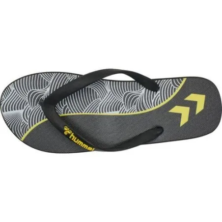 Tong Wave Block - Noir/jaune - hummel