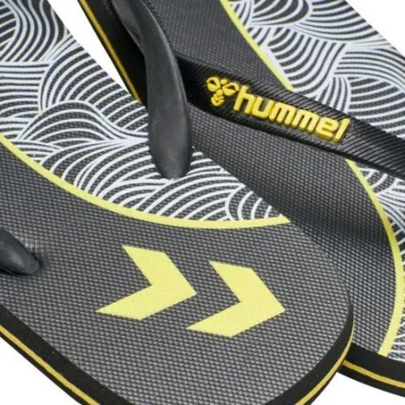 Tong Wave Block - Noir/jaune - hummel