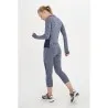 Legging de sport femme Hmllehde Tights Iris Flower - Gray - hummel