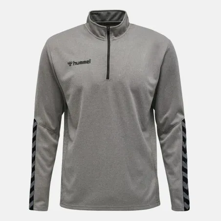 Sweatshirt Homme Authentic Zip - Gris - hummel