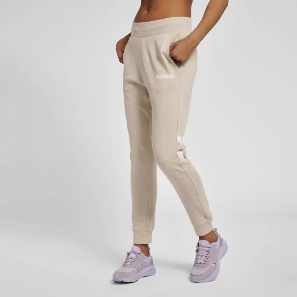 Pantalon Femme Hmllegacy Tapered - Beige - hummel