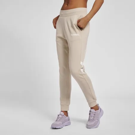 Pantalon Femme Hmllegacy Tapered - Beige - hummel