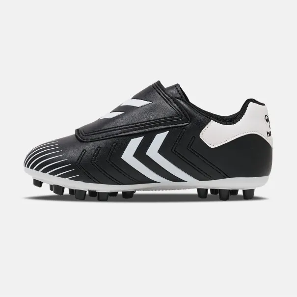 Chaussures de foot enfant Hattrick M.g. - Noir/Blanc - hummel