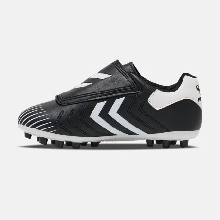 Chaussures de foot enfant Hattrick M.g. - Noir/Blanc - hummel