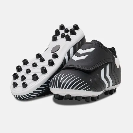 Chaussures de foot enfant Hattrick M.g. - Noir/Blanc - hummel