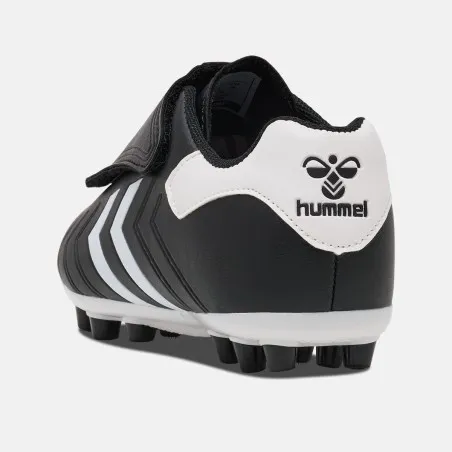Chaussures de foot enfant Hattrick M.g. - Noir/Blanc - hummel