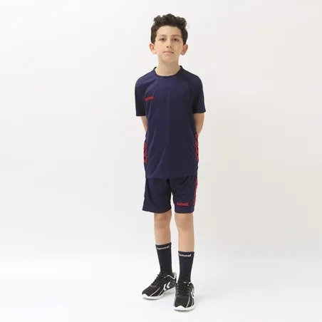 Tenue d'entrainement enfant promo - Bleu/Rouge - hummel