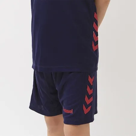 Tenue d'entrainement enfant promo - Bleu/Rouge - hummel