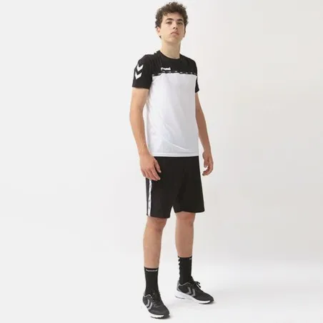 T-shirt css Teo - Blanc/Noir - hummel