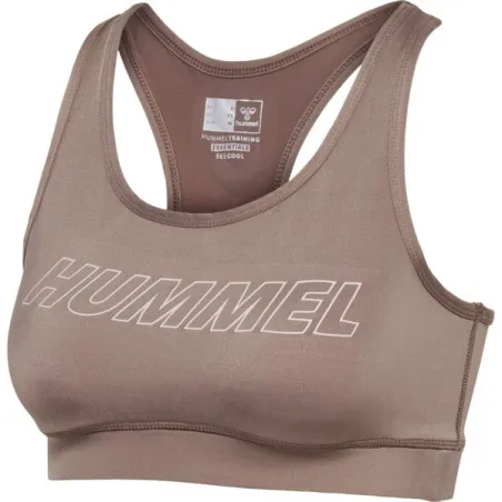 Brassière Hml Te Tola Sport Beige - hummel